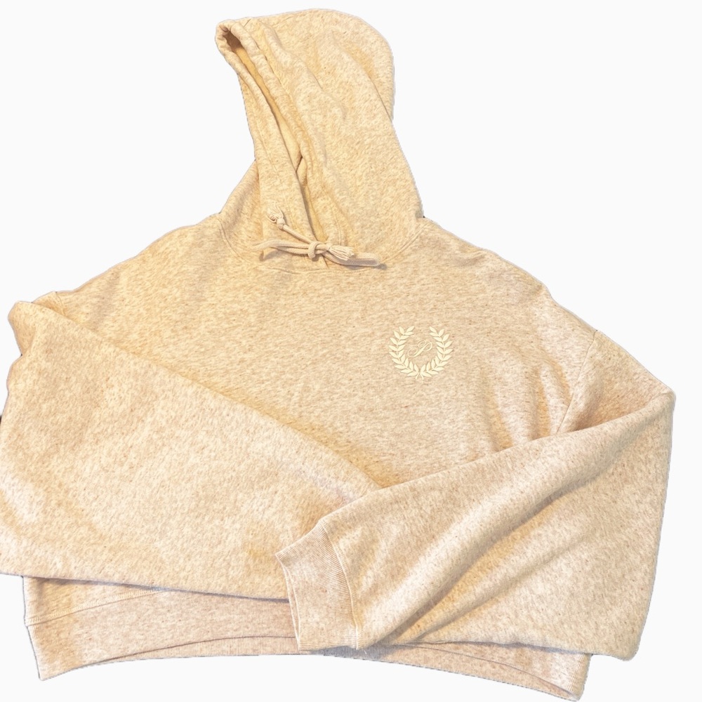 PINK Victoria's Secret Tan Hoodie Sweater